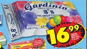 Gardinia Single Ply Toilet Rolls-8's Per Pack
