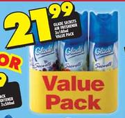 Glade Secrets Air Freshener-3x180ml