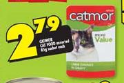 Catmor Cat Food Assorted-85g 