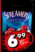 Streamers Lekkers Verskeidenheid-125g elk