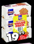 Moir's Tea Lovers Biscuits Value Pack-3 x 200g