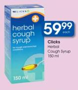 Clicks Herbal Cough Strup-150ml