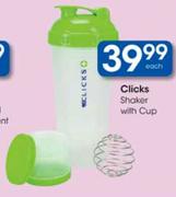 Clicks Shaker With Cup-Each