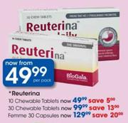 Reuterina Chewable Tablets-30's