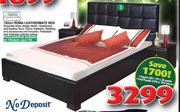 152cm Roma Leathermate Bed