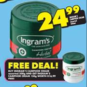 Ingram's Camphor Cream-500ml