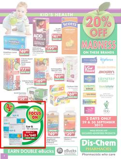 Dischem : Focus on Healthy Living (17 Sep - 14 Oct), page 5