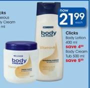 clicks Body Lotion-400ml Each