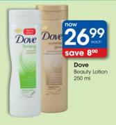Dove Beauty Lotion-250ml Each