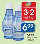 Clicks Glycerine-100ml Each