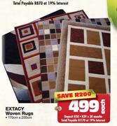 Extacy Woven Rugs-170cm x 230cm each