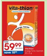 Vita-Thion Energy Tonic Sachets-20x5g