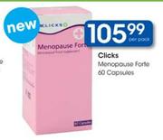 Clicks Menopause Forte Capsules-60's