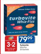 Turbovite Whiz-Fizz Sachets-20's