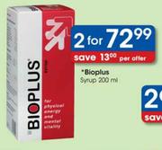 Bioplus Syrup-2x200ml