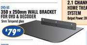 350x250mm Wall Bracket For DVD & Decoder