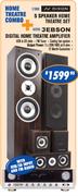 Dixon 5 Speaker Home Theater Set + Jebson Digital Home Theater Amplifier
