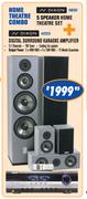 Dixon 5 Speaker Home Theater Set + Dixon Digital Surround Karaoke Amplifier