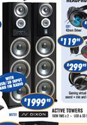 Dixon Active Towers With USB/SD Input And FM Radio(MX701)