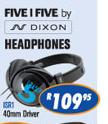 Five Five By Dixon Headphones
