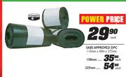 Sabs Approved DPC-150mmx40mx375mic