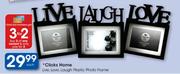 Clicks Home Live,Love,Laugh Plastic Photo Frame