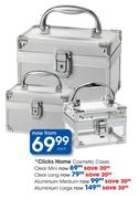 Clicks Home Cosmetic Cases Clear Mini