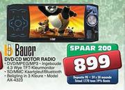 Bauer DVD/CD Motor Radio (AX-4323)