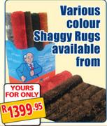 Various Colour Shaggy Rugs 