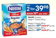 Nestle Cerelac Stage 3 Cereal - 2 x 250gm