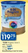 S-26 Progress Gold 3 Milk Formula-1.7 Kg