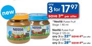 Nestle Puree Fruit Stage 3 - 3 x 200ml