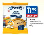 Purity Cream Of Maize - 400gm Each