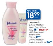 Johnson's pH 5.5 Aqueous Body Cream-350ml Each