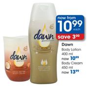Dawn Body Cream-450ml Each