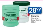 Ingram's Camphor Body Cream-500ml Each