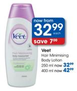 Veet Hair Minimising Body Lotion-250ml Each