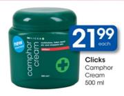 Clicks Camphor Cream-500ml Each