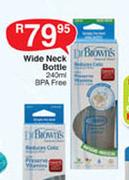 Dr. Brown's Wide Neck Bottle - 240ml
