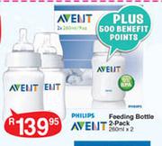 Philips Avent Feeding Bottle 2 Pack - 2 x 260ml