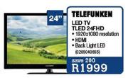 Telefunken 24" LED TV (TLED24FHD)