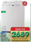 Samsung 13kg Top Load Washing Machine(WA13V5WIP)