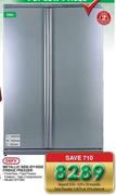 Defy 594Ltr Metallic Side By Side Fridge Freezer(DFF392)