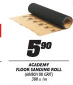 Academy Floor Sanding Roll-300x1m