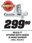 Build It Ntombi Bath Mixer & Hand Shower(Wall Mount)