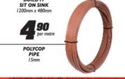 Polycop Pipe-15mm Per Metre