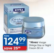 Nivea Visage DNAge Day Or Night Cream-50ml Each