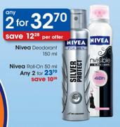 Nivea Deodorant-2x150ml