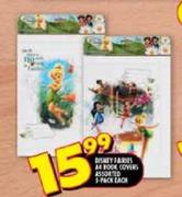 Disney Fairies A4 Book Covers Assorted-5-pack each