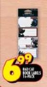 Bad Cat Book Labels-16-pack